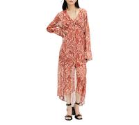 AllSaints Liana Waimea Dress Red Clay Taglia: 8 | Abiti in T-Shirt Outlet | Donna | Rosso
