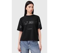 AllSaints Lini Biggy Tee Black Taglia: M | Maglie Sportivi Outlet | Donna | Nero