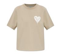 AllSaints - Lisa Trip Graphic Boxy T-Shirt - - Tops - Donna - Beige - S