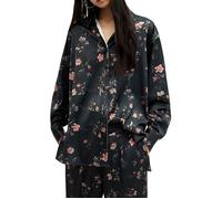 AllSaints Louisa Tanana Shirt Black Taglia: 2 | Magliette intime Outlet | Donna | Nero