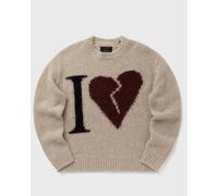 AllSaints LOVER KNIT CREW men Pullovers brown in taglia:XL