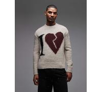 AllSaints - Lover - Maglione girocollo beige-Neutro S