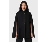 AllSaints Lunis Cape Coat Black Taglia: XS | Cappotti Outlet | Donna | Nero