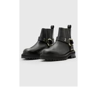AllSaints Maddie Biker Boot Black/warm Brass Taglia: 40 | Stivali Outlet | Donna | Nero