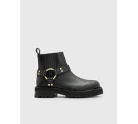 AllSaints - Maddie - Stivali stile biker neri e ottone-Multicolore 37