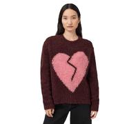 Allsaints Maglia Girocollo da Donna Luvheart, Rosso Sangue di Bue, L