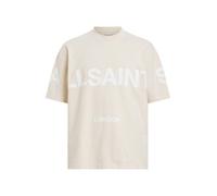 AllSaints Maglietta 'BIGGY' marrone chiaro / bianco Uomo AllSaints XXL