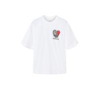 AllSaints Maglietta 'CHASTE' grigio / rosso / nero / bianco Uomo AllSaints XXL