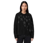 AllSaints Pullover 'Cosmos' verde scuro / nero Donna AllSaints M