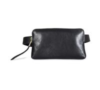 AllSaints Marsupio da donna in pelle, con cerniera, rimovibile per il trasporto a mani libere, nero, Small/Medium