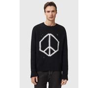 AllSaints Message Crew Black Taglia: S | Maglioni a maglia Outlet | Uomo | Nero