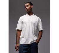 AllSaints - Mikro - T-shirt bianca con logo centrale-Bianco XS