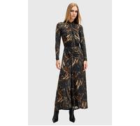 AllSaints Mina Dress Charm Black Taglia: 4 | Maxi abiti Outlet | Donna | Nero