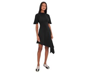 AllSaints Mini Abito Rosa sopra Il Ginocchio da Donna, Nero, UK 6/US 2