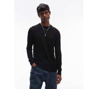 AllSaints - Mode - Maglione nero in lana merino XL