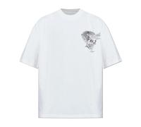 AllSaints - Mysteries Oversized Graphic T-Shirt - - Tops - Uomo - Bianco - S