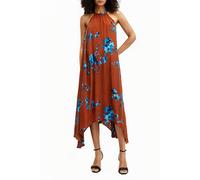 AllSaints Mysti Iona Dress Rust Red Taglia: 12 | Abiti Midi Outlet | Donna | Marrone