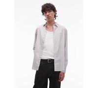 AllSaints - Nolan - Camicia a maniche lunghe beige-Bianco XL