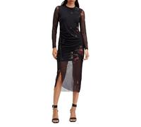 AllSaints Nora Sparkle Dress Mortem Black Taglia: 2 | Abiti Midi Outlet | Donna | Nero