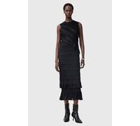 AllSaints Nyla Dress Black Taglia: 12 | Abiti Midi Outlet | Donna | Nero