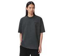 AllSaints Odyssey SS Crew da Uomo, Nero Lavato, M