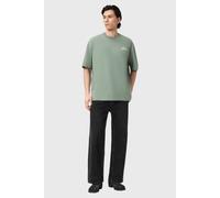 AllSaints Odyssey Ss Crew Spring Green Taglia: M | Magliette basic Outlet | Uomo | Ciano
