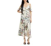 AllSaints Orion Sanibel Dress Taupe Grey Taglia: 10 | Abiti Midi Outlet | Donna | Nero