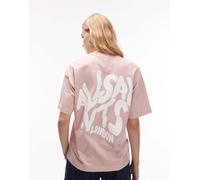 AllSaints - Orlando Etta - T-shirt rosa 42-44