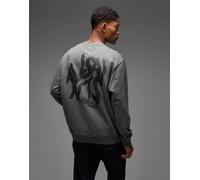 AllSaints - Orlando - Felpa girocollo verde XS