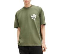 AllSaints Orlando Ss Crew Fleur Green Taglia: S | T-shirt stampate Outlet | Uomo | Verde