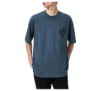 Allsaints Orlando SS Crew Uomo, Blu Sunil, XX-Large