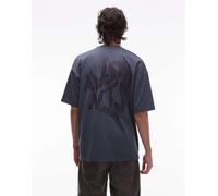 AllSaints - Orlando - T-shirt blu slavato XS