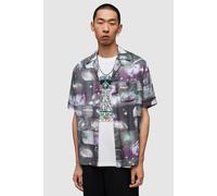 AllSaints Out There Ss Shirt Jet Black Taglia: XS | Camicie Casual Outlet | Uomo | Nero