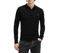 Allsaints Polo Uomo Mode Merino LS, Nero, S