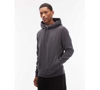 AllSaints - Raven Oth - Felpa con cappuccio grigio antracite S