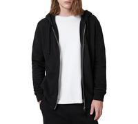 AllSaints Raven Zip Hoody Maglia di Tuta, Nero, S Uomo