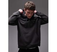 AllSaints - Redact Oth - Felpa con cappuccio nero slavato XS