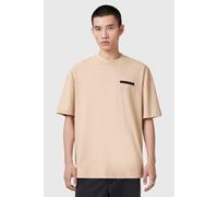 AllSaints Redact Ss Crew Dusty Light Brown Taglia: M | T-shirt Outlet | Uomo | Marrone