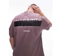 AllSaints - Redact - T-shirt viola pulce L