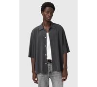 AllSaints Rialto Ss Shirt Raven Grey Taglia: M | Camicie Casual Outlet | Uomo | Grigio