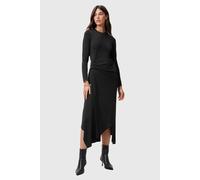 AllSaints Rivi Dress Black Taglia: 6 | Abiti Midi Outlet | Donna | Nero