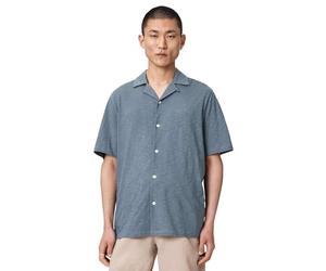 Allsaints Robson SS Camicia, Blu lunare, XL