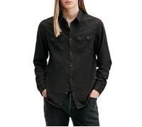 AllSaints Rock Shirt Washed Black Taglia: XL | Camicie Casual Outlet | Uomo | Nero