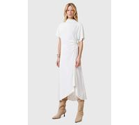 AllSaints Rosie Dress Tofu White Taglia: 2 | Abiti Midi Outlet | Donna | Bianco
