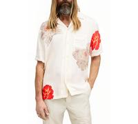 AllSaints Roze Ss Shirt Ecru White Taglia: XS | Camicie Casual Outlet | Uomo | Marrone