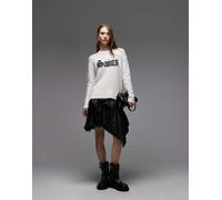 AllSaints - Saint - Maglione girocollo bianco-Nero 42-44