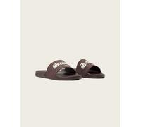 AllSaints - Saints & Sinners - Sliders con cinturino e logo marrone scuro 40