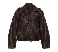 AllSaints - Samina Giacca in Pelle - - Jackets - Donna - Rosso - S