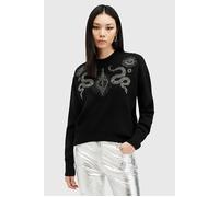 AllSaints Serpent Jumper Black Taglia: XS | Maglioni a maglia Outlet | Donna | Nero