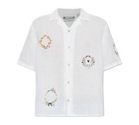 AllSaints, ,Shirts ,Uomo ,Bianco ,XL Deck Linen Shirt